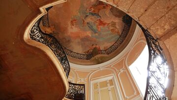 Castle stairway decoration Hungary