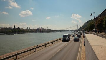 Filming seaside vehicles Hungary