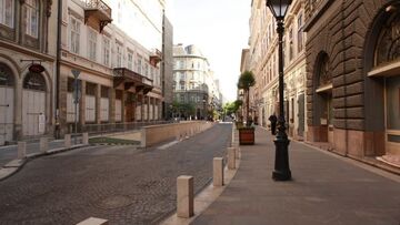 Hungary luxury side street